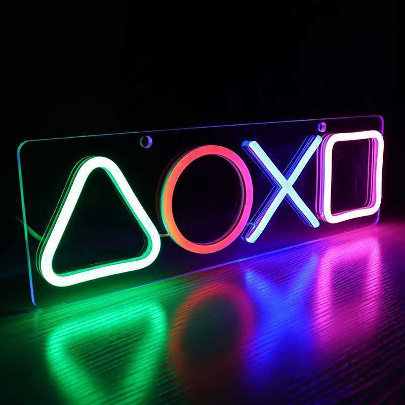 Neon Sign Custom Game Icon Light for Wall Hanging Atmosphere Playstation Lamp LED Colorful Lighting Room Bar Club Player DecorXJ250602