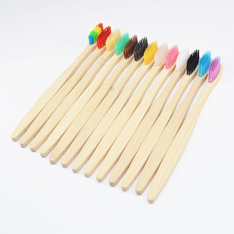 Bamboo Toothbrush Environmentally Soft Nylon Toothbrushes