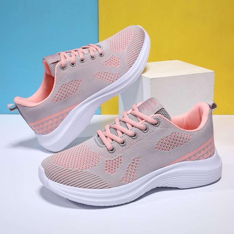 Women S Sports Spring Casual Shoes Women Mesh Breathable Sneakers Soft Sole Student Running Lightweight Versatile Non Slip Casual Shoes Ddmysaturn