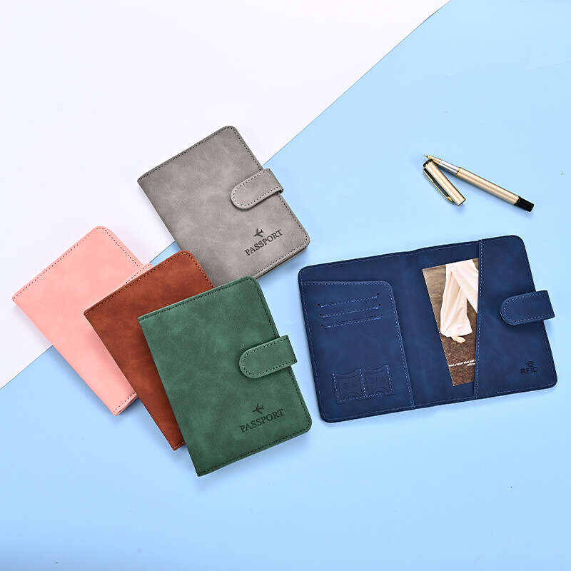 Magnetic Closure Multi-Function Document Card Holder Travel Wallet Passport Ticket Clip Bulk