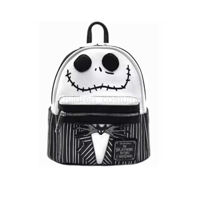 DISNEY 2024 Disney Embroidered Loungefly Backpack Cute Cartoon Embroidered Design Backpack Casual Mini Backpack Halloween Bag Gift W250620