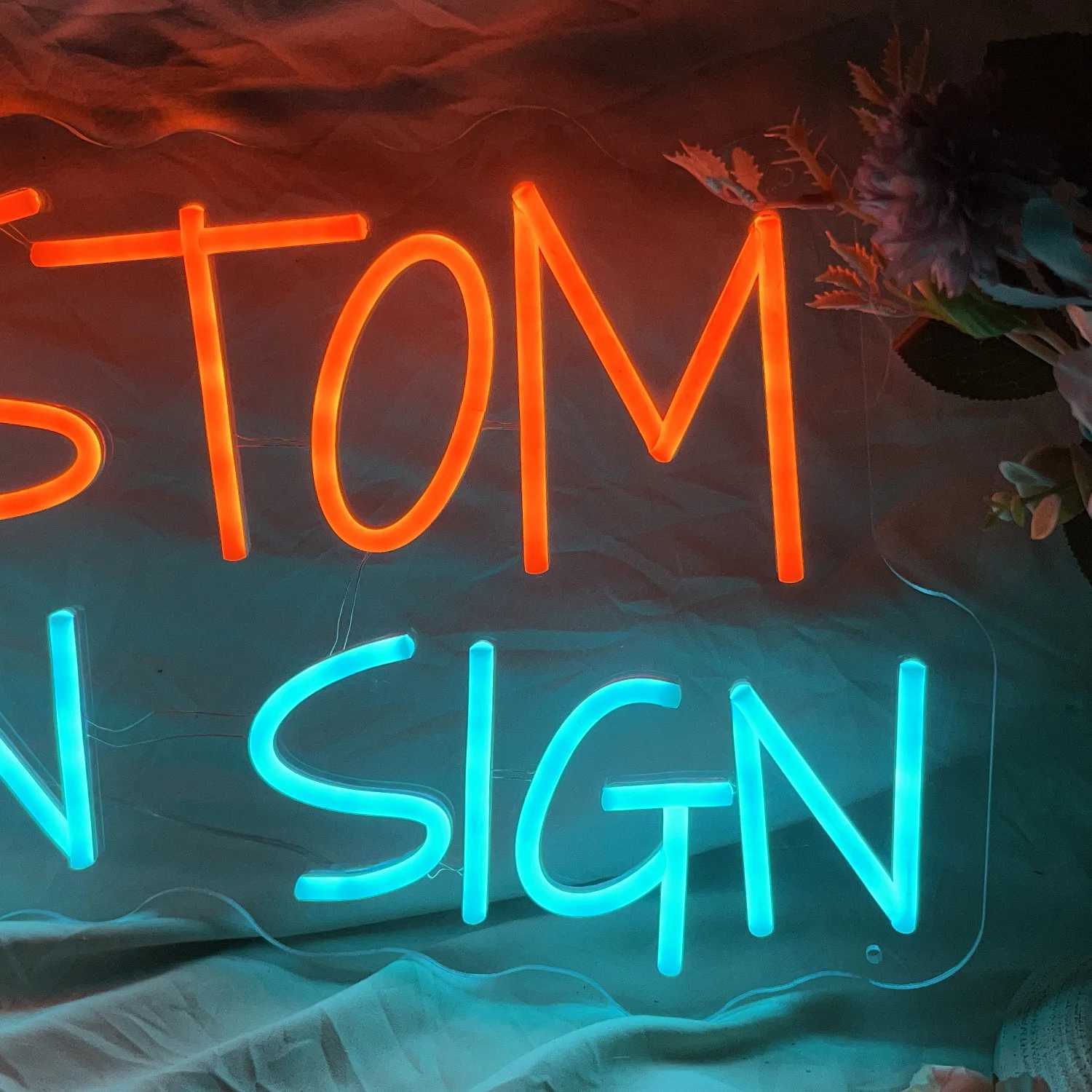 Custom Neon Sign Wedding Decoration Neon Happy Birthday Childrens Gifts Room Home Bedroom Neon Wall Decor LED Light Letters XJ250602