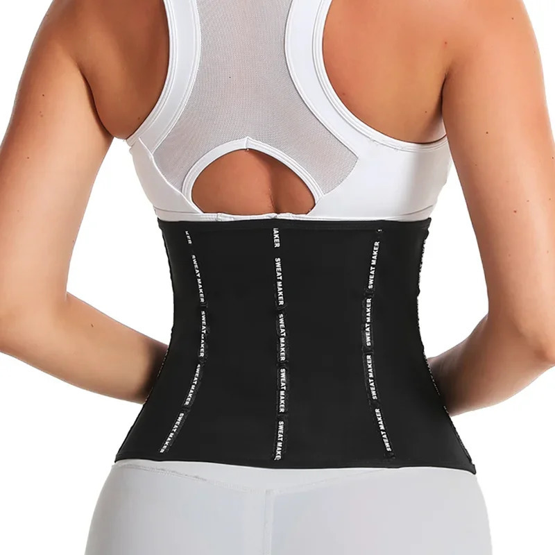 Women Sauna Sweat Belt Sweat to Lose Weight Slimming Sheath Woman Flat Belly Waist Trainer Corset Tummy Control Body Shapers 250528