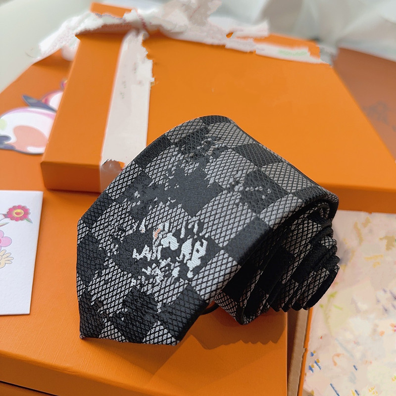 Neck Tie New Ties Fashion Silk Tie 100% Designer Jacquard Classic black designer tie Woven Handmade Necktie For Men Wedding Casual And Business Neckti