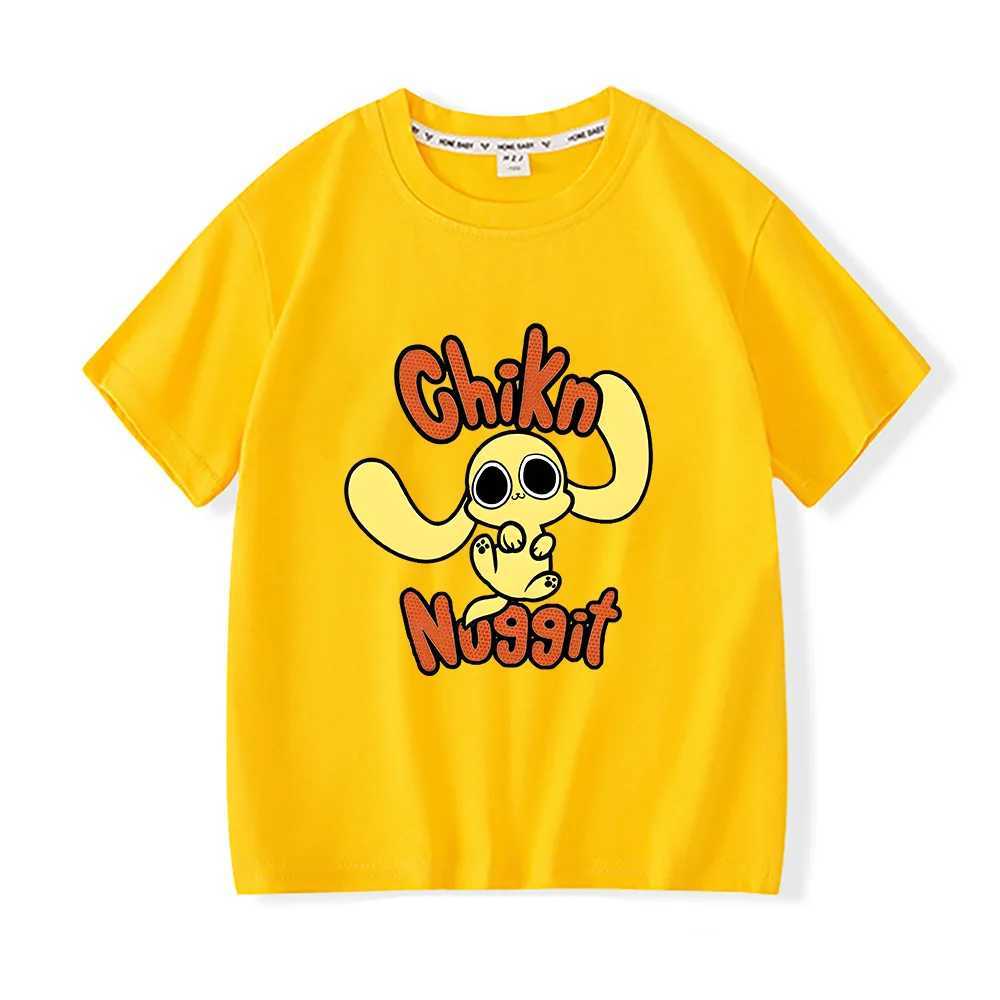 Chikn Nuggit Cotton T-shirt Summer New Children Clothing Kawaii for Boys/Girls Tee-shirt Little Kids Short Sleeve O-neck T-shirts T250603