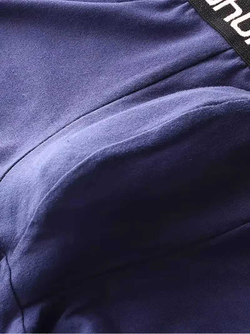 4pcs Men Underwear 00% Cotton Men Boxer Shorts Medium Waist Breathable Solid Color Larger Size L-Lot Soft Comfortable Men Boxer W250603