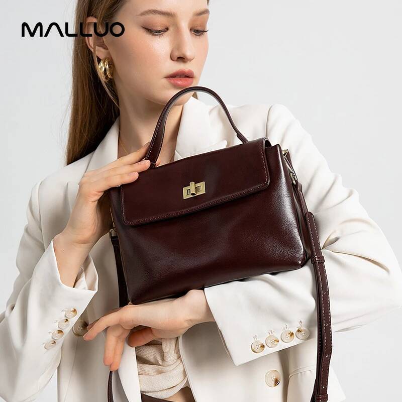 Cowhide Genuine Tote Bag for Women Soft Natural Cow Leather Fashion Crossbody Bags Female Shoulder Handbag Lady