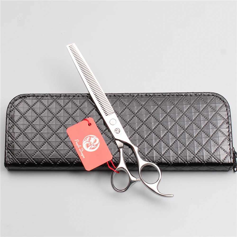 Grooming Scissors for Dog Purple Dragon 7.5 Japan Stainless Thinning Shears Thinning Shears Cutting Shears Pet Scissors Silver S2563
