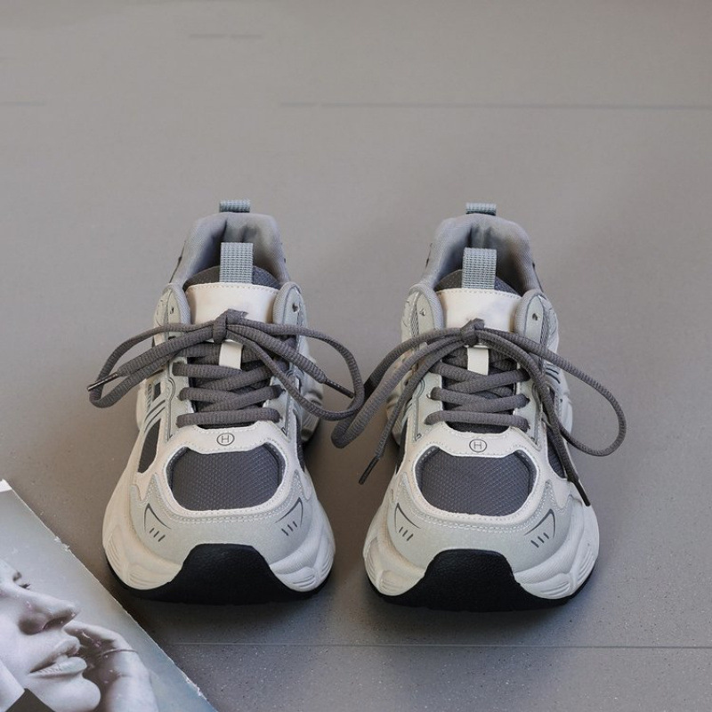 Trendy Thick Soled Dad Sneakers For Women Spring New Casual Sports Mesh Super Popular Slimming Casual Shoes Running Shoes Ddmysaturn