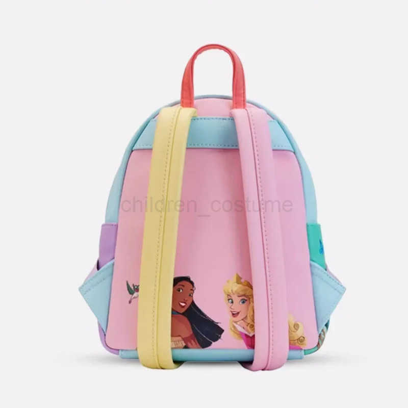 Disney NEW Disney Loungefly Frozen Snow White Mini Backpack Elementary School Backpack Girl Shoulder Bag Outdoor Leisure Bag Girl Gift W250603