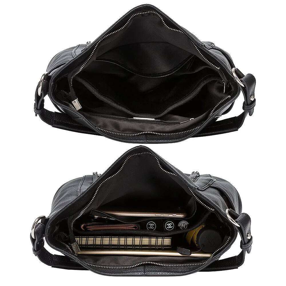 ZENCY New Arrival Daily Handbag Genuine Leather Bag For Women Shoulder Tote Crossbody Hobo Zipper Pocket Charming Female