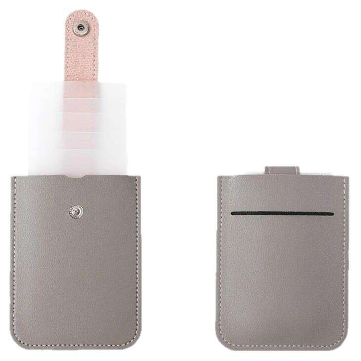 Pull-out Multi-card Slot Case Large Capacity ID Bank Holder Anti-degaussing Compact Ultra-thin Card Clip