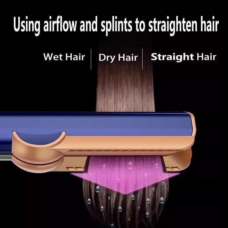 2 IN 1 Professional Straightener Dryer Heat-Up Hair Flat Negative Ion Iron Long-Lasting Styling Tool curling iron