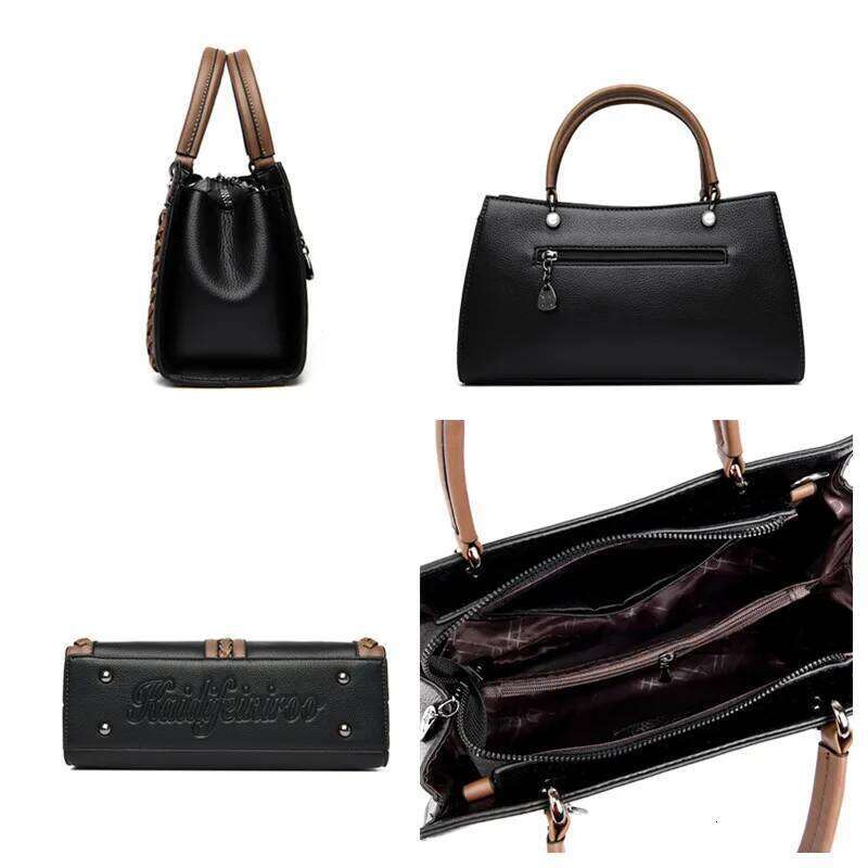 Designer Bag Leather Handbags Designer Retro Crossbody Bags For Women New Large Capacity Shoulder Messenger Bag Tote Bags