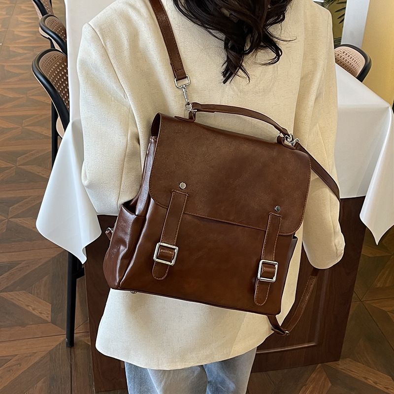 designer Commuting Large Capacity Backpack for Women 2025 Spring New Fashion Casual Versatile High-end Handheld Tote Bag