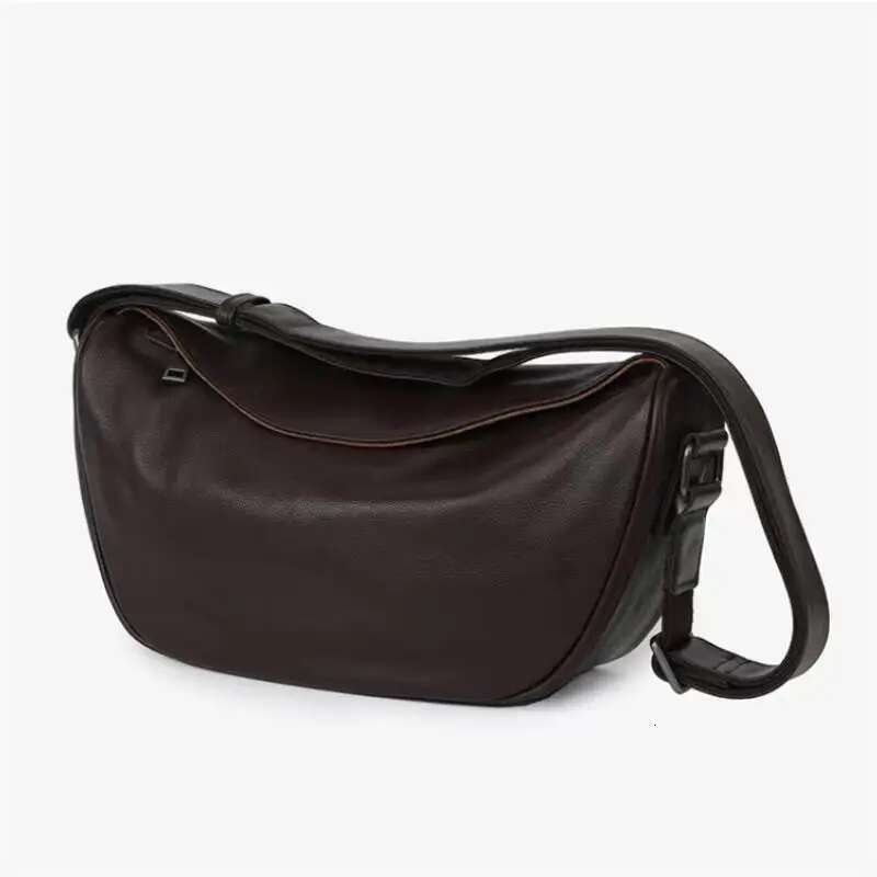 Genuine Leather Crossbody Single Shoulder First Layer Cowhide European And American Vintage Fashion Chest Bag