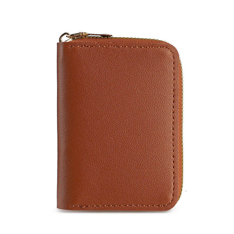 Solid Color Accordion Women, Small and Exquisite Anti-Degaussing Case for Men, Multi-Card Slot Large Capacity Bank Card Holder