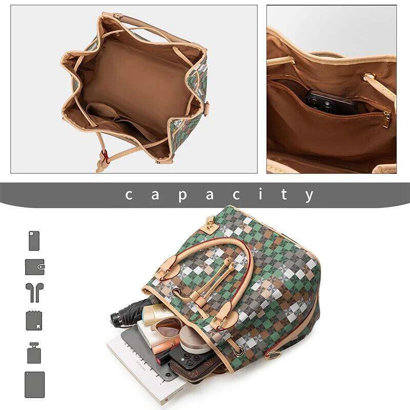 Shoulder Women Fashion Hobo Lady Purses For Woman Designer Work Female Bucket Bags Handbags
