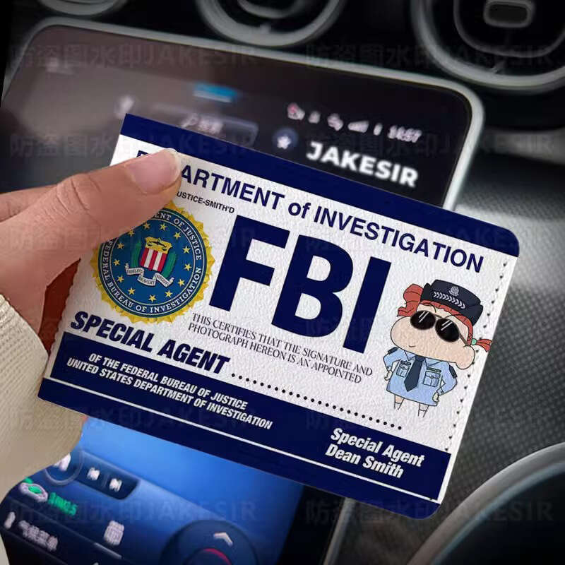 Crayon Shin-chan Personality Card Car Leather Case Protective Cover License Holder High Appearance Driving Certificate for Women