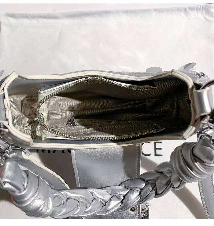 Glitter Shiny Sequins Moon Women Handbag Textured Leather Shoulder Messenger Bling Evening Bag Lady Clutch Purse