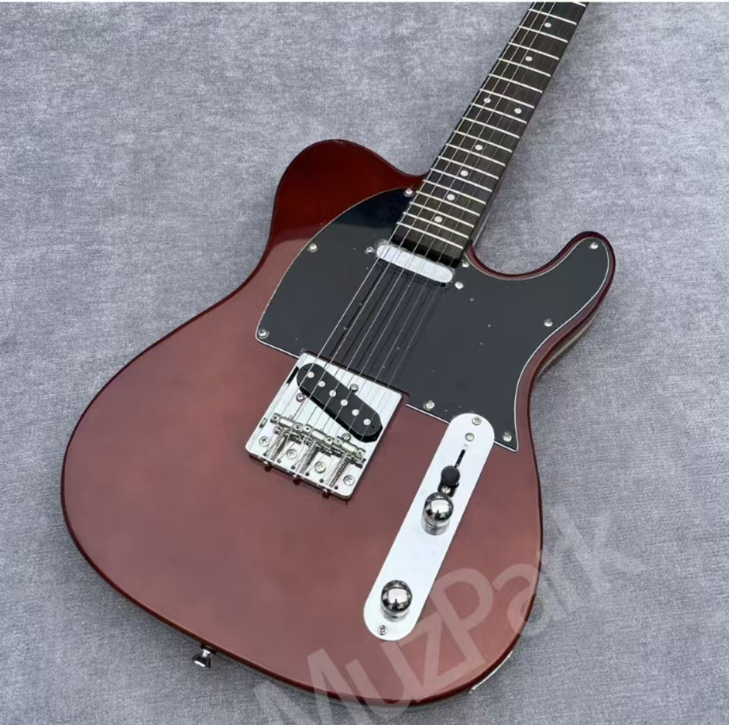 Personalize Your Sound: Unique Brown Trimmed Electric Guitars Available