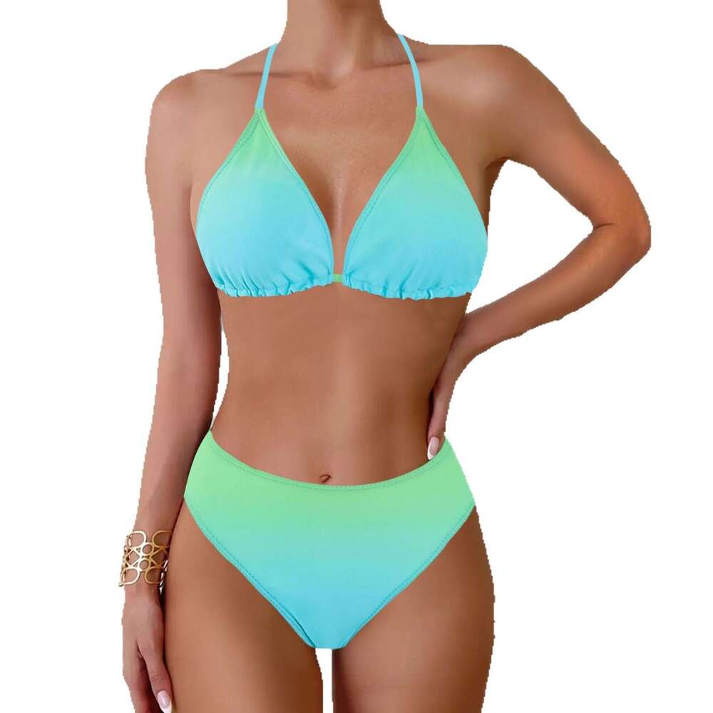 Swim Bikini Designer Luxury Bikini 2025 New Swimwear Colorful Printed Swimsuit Triangle Two-piece Plus Size Bikini New Arrival New Product New Product