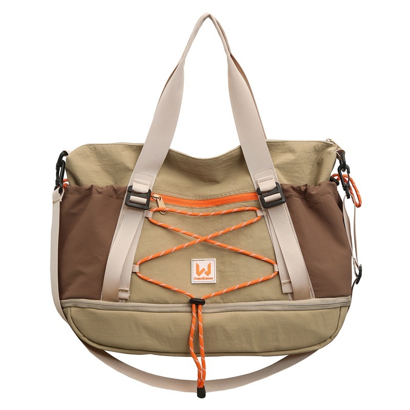 New Large Capacity Women's Lightweight Handbag with Dry and Wet Separation Yoga Fiess Korean Style Short Trip Travel Bag