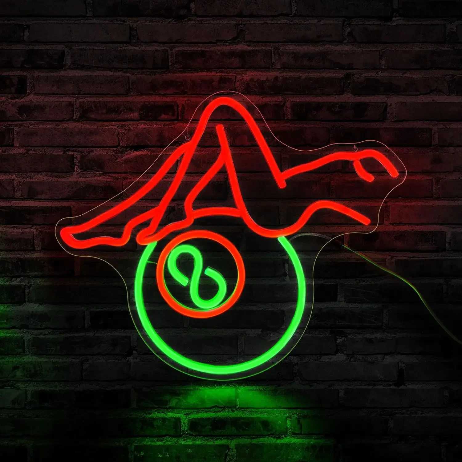 Billiards Lady Neon Sign LED Neon Lights Sign Wall Decor Preppy Girls Room Decor USB Powered Night Light Adjustable BrightnessXJ250602