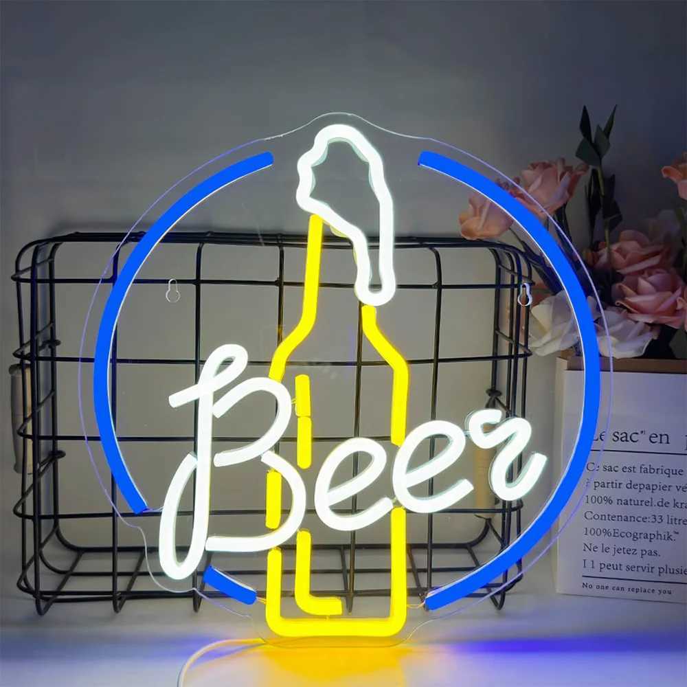 Beer Neon Light LED Beer Neon Signs Beer Neon Light for Bar Club Gaming Room Home Wedding Birthday Party Decor Sign Gift XJ250602