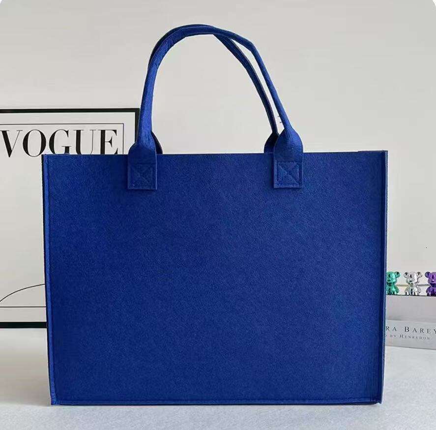 Felt Handbag Gift Printed Fashion Simple Large Capacity Tote Shopping Bag