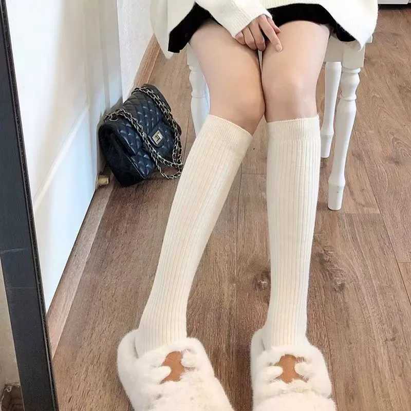 1/3 Pairs Women Solid Color Stockings Fashionable Simple JK Style Soft Comfortable Sweat Absorbing Breathable Casual Socks T250602