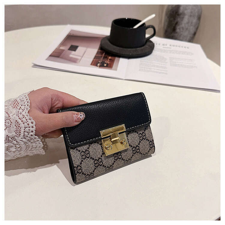 New Style Small 70% off Coin Purse Old Flower Material Women's Wallet Fashion Card Holder