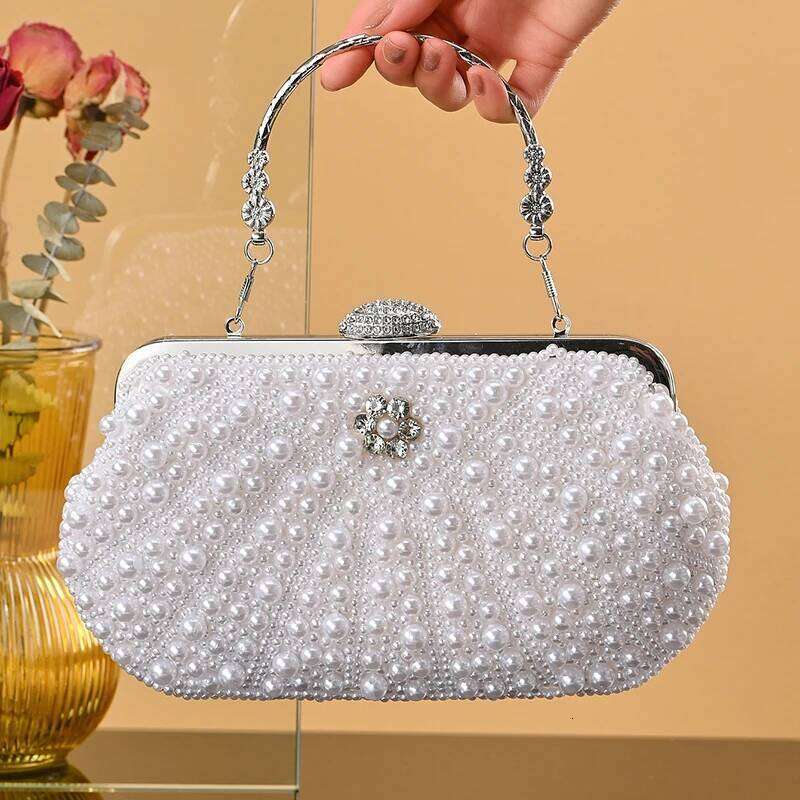 Girls Party Pearl Hand Bag Fashion Designer Women Evening Bags Clutch Purse for Wedding