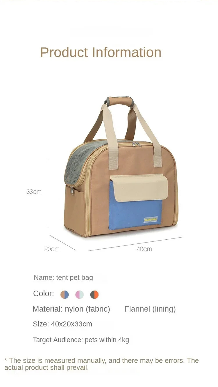 Pet Bag for Cats Travel Backpack and Transport for Dogs - Expandable Tunnel and Multiple Shoulder Strap Options 250526