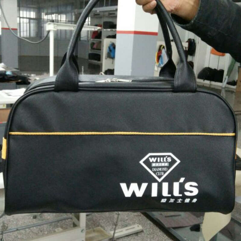 Handheld Large Capacity PU Water-Resistant Gym Travel Duffel Bag Simple Fashion Wales