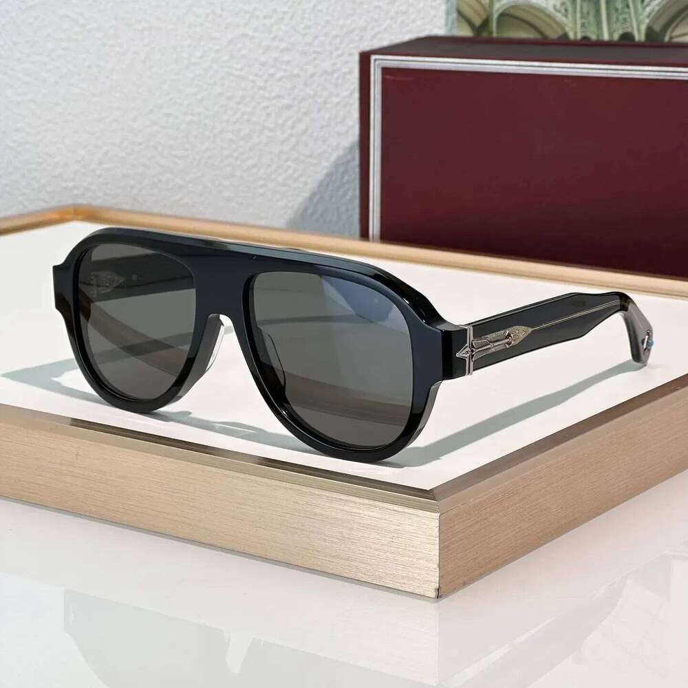 Fashion Sunglasses For Women And Men Driftwood Noir Style Anti-Ultraviolet Retro Plate Full Frame Design Glasses Random Box