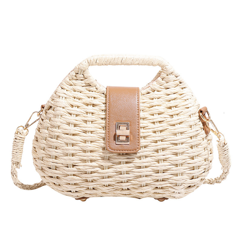 Top brand high-quality new free designer bag, simple shell crossbody bag, shoulder bag, vacation leisure grass bag, crossbody bag, high-end new free d