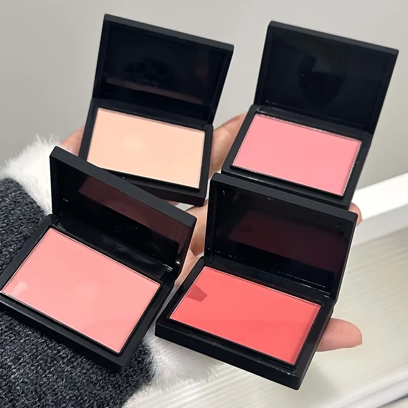 HERORANGE Single Color Blush Matte Texture Delicate And Soft Natural Nude Makeup Low Saturation Matte Contour