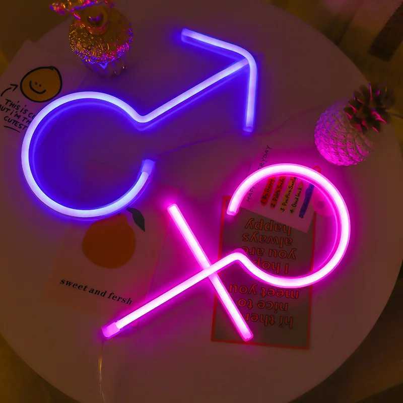 Boy girl LED Neon Sign USB/Battery Powered LED Light for Bedroom Room Decoration Gift Night Light Decoration Holiday Decor XJ250602
