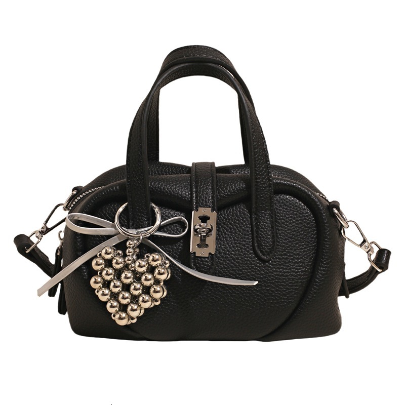 designer 2025 New Style Lychee Texture High-end Versatile Handbag Fashionable Simple Casual Commuter Shoulder Crossbody Bag