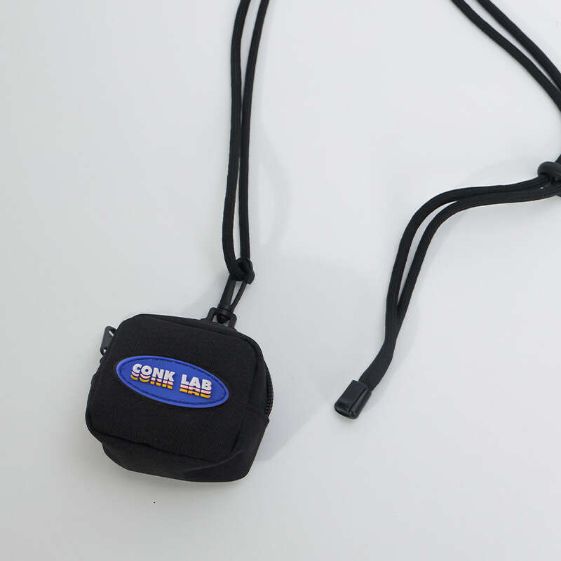 Headphone Neck Mini Coin Purse Card Holder Key Crossbody Men's Trendy Decorative Small Hanging Bag Women's Ins