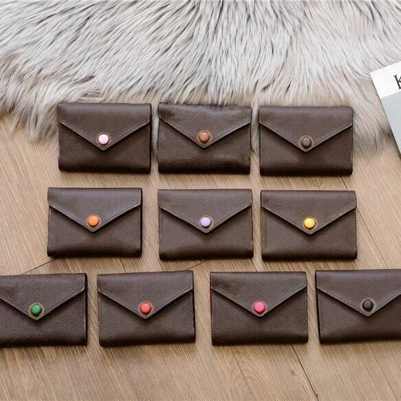 High-Quality Trendy Fashion Classic Short Printed Credit Card Holder 41938