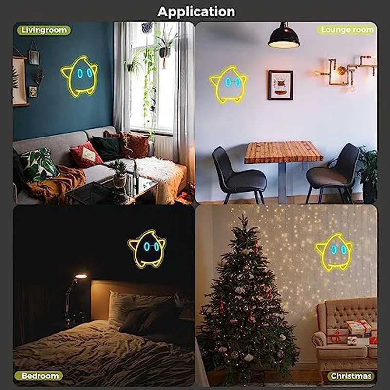 Neon light with adjustable light switch game Neon light Childrens game room Mens cave Birthday Halloween decoration ChristmasXJ250602