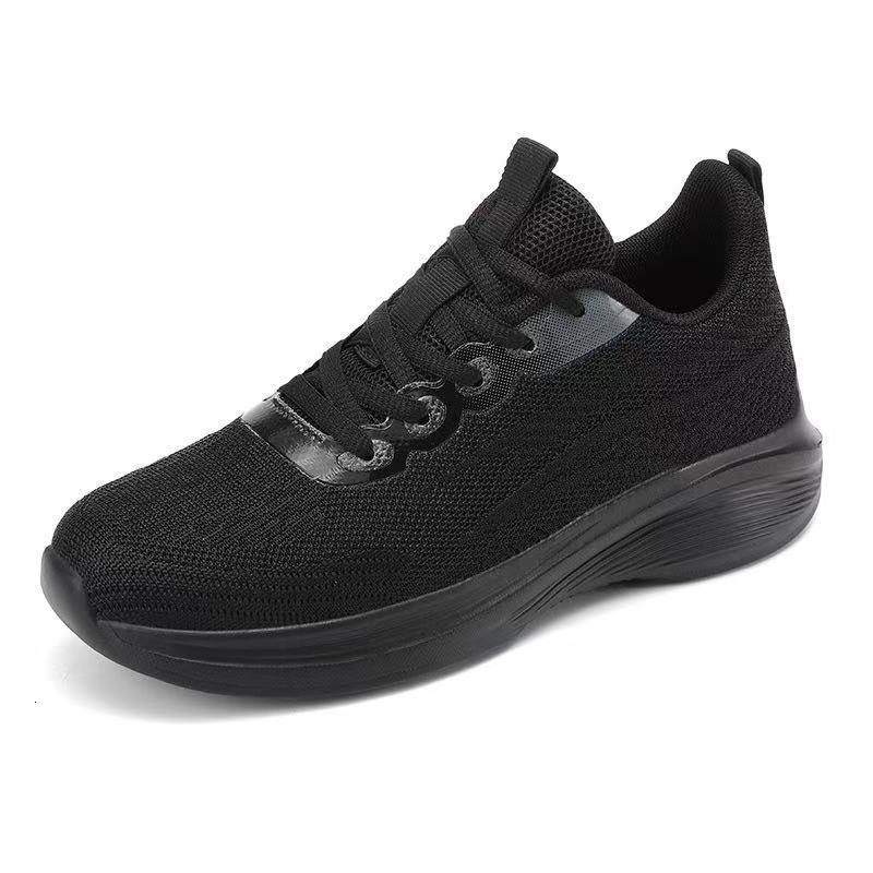 Spring And Autumn Women Soft Sole Sports Students Professional Ultra Light Shock Absorbing Running Shoes Breathable Mesh Casual Shoes For Middle Schoo
