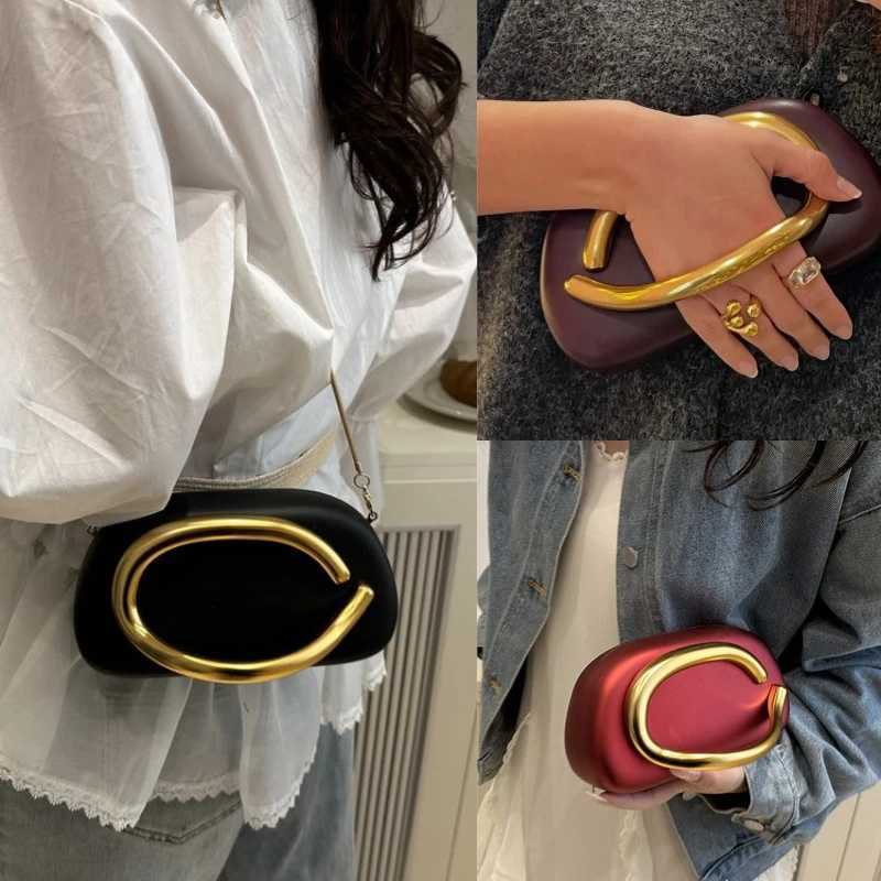 Light Luxury Fashion Banquet Bag Brand High-end Exquisite Personality Versatile Multi-color Womens Hand-held Shoulder Chain Bag W250602