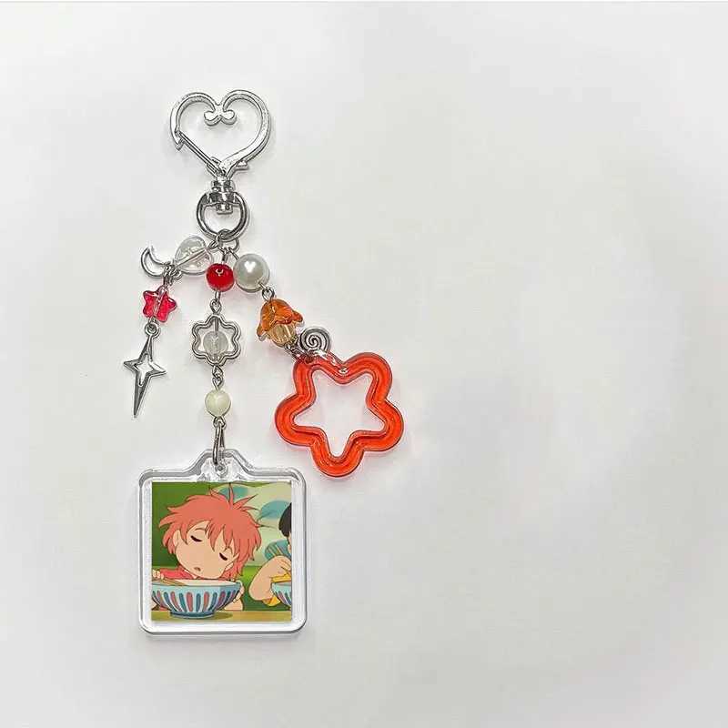 1pcs Ponyo Susuke Matching keychain XJ250602