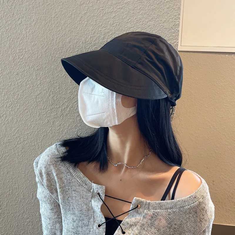 Summer Bucket Hat for Women Foldable Bucket Hat Beach Caps Female Outdoor Casual Sun Hats W250602