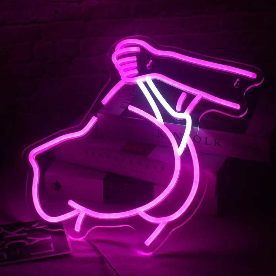 Sexy Woman Neon LED Sign Room Decoration USB Powered With Switch For Party Bar Bedroom Aesthetic Bedroom Wall Decor Lights XJ250602