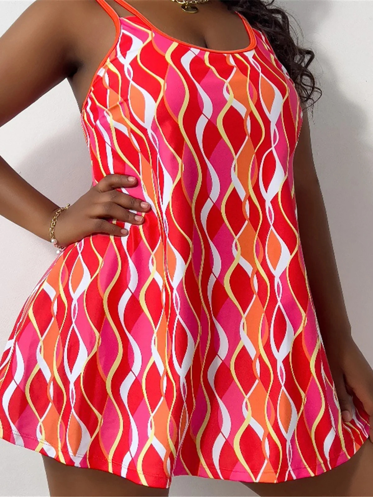 0XL 4XL Printed Bikini Large Size Swimwear Plus Women Swimsuit Female Twopieces set Bather Bathing Suit K5909 250528Z