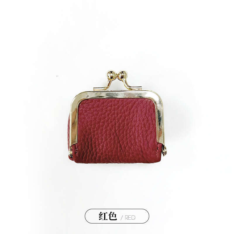 New Genuine Leather Compact Mini Clasp Diamond Rings, Gold Necklaces, Jewelry Box, Coin Purse, Storage Bag for Women